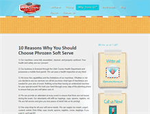 Tablet Screenshot of phrozensoftserve.com